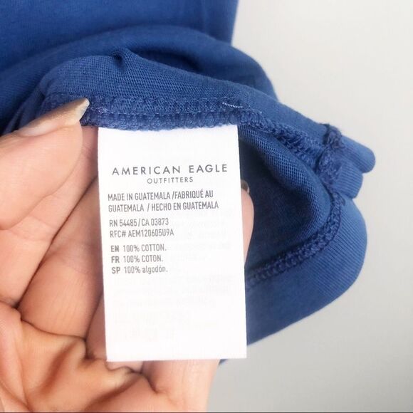 THE ROLLING STONES | Blue American Flag Themed Tee NEW Women’s Size Small - Picture 5 of 9